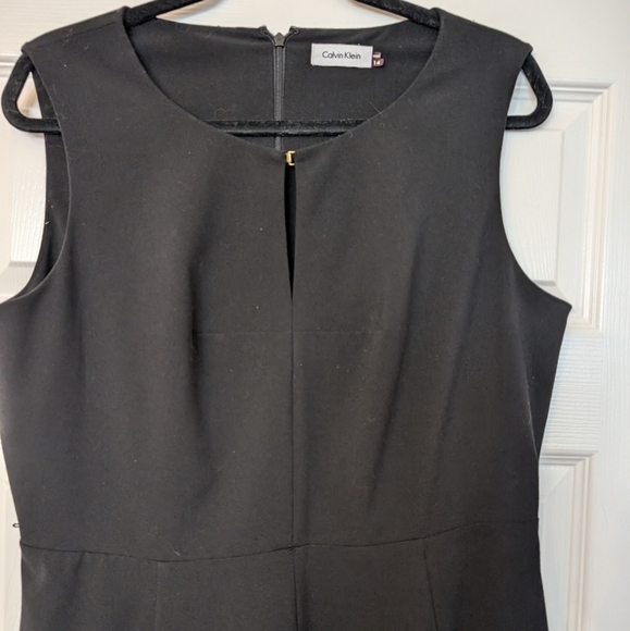 CALVIN KLEIN Keyhole Sleeveless Aline Dress - Picture 2 of 7